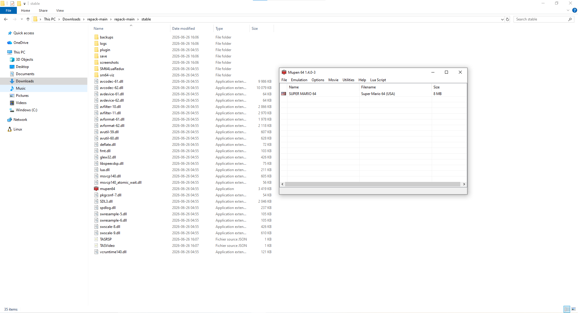 ROM list