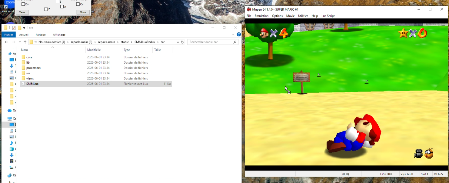 Drag and drop Lua script