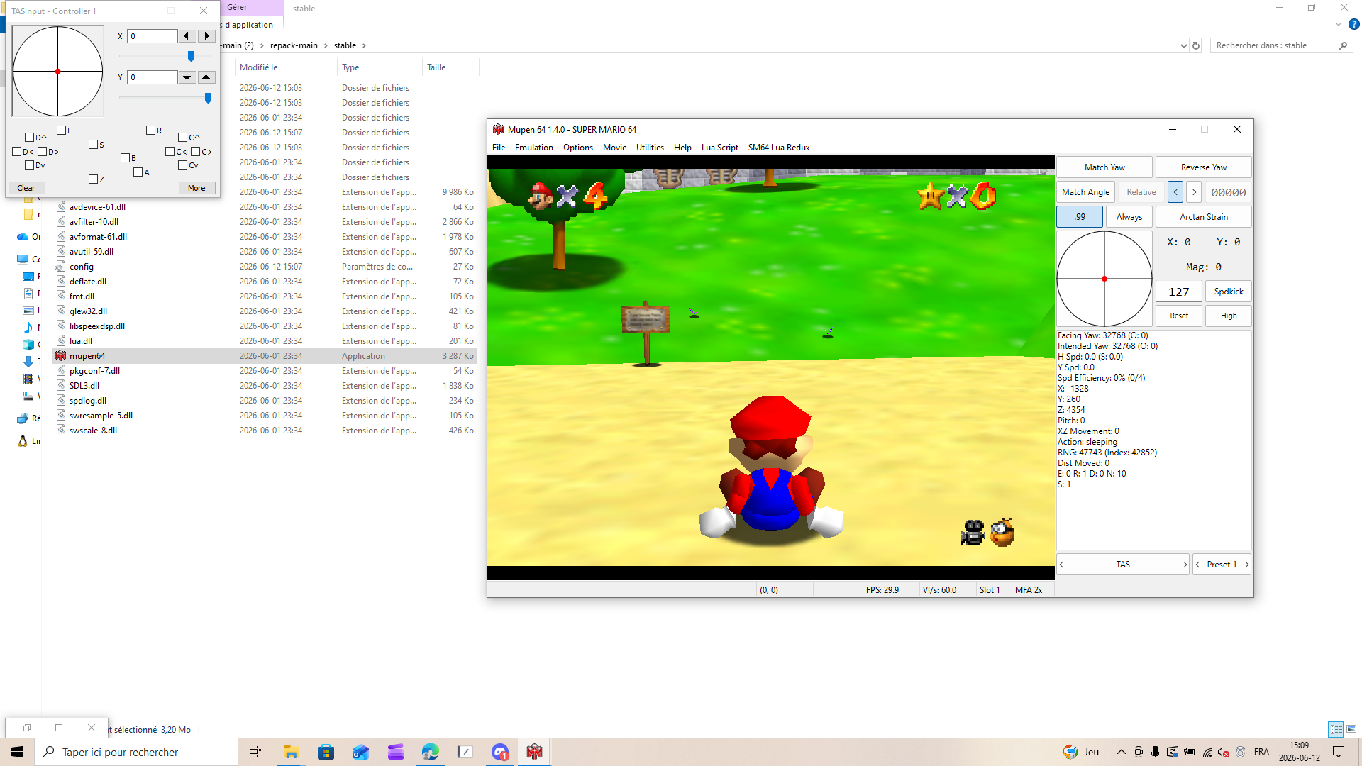 SM64 Lua Redux active