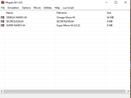 ROM list